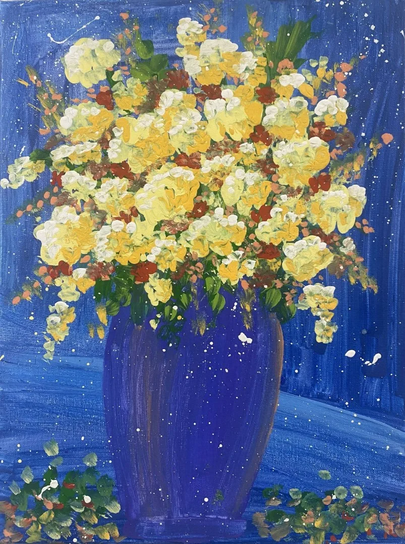 Bouquet of Amplified Joy for Every Occasion — original artwork by Apurva Bonde