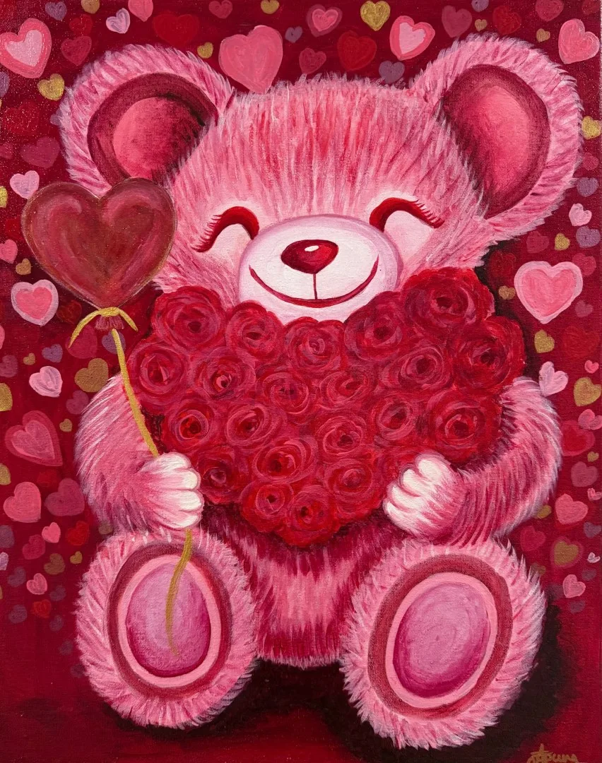 Snuggle Up & Celebrate — original artwork by Apurva Bonde