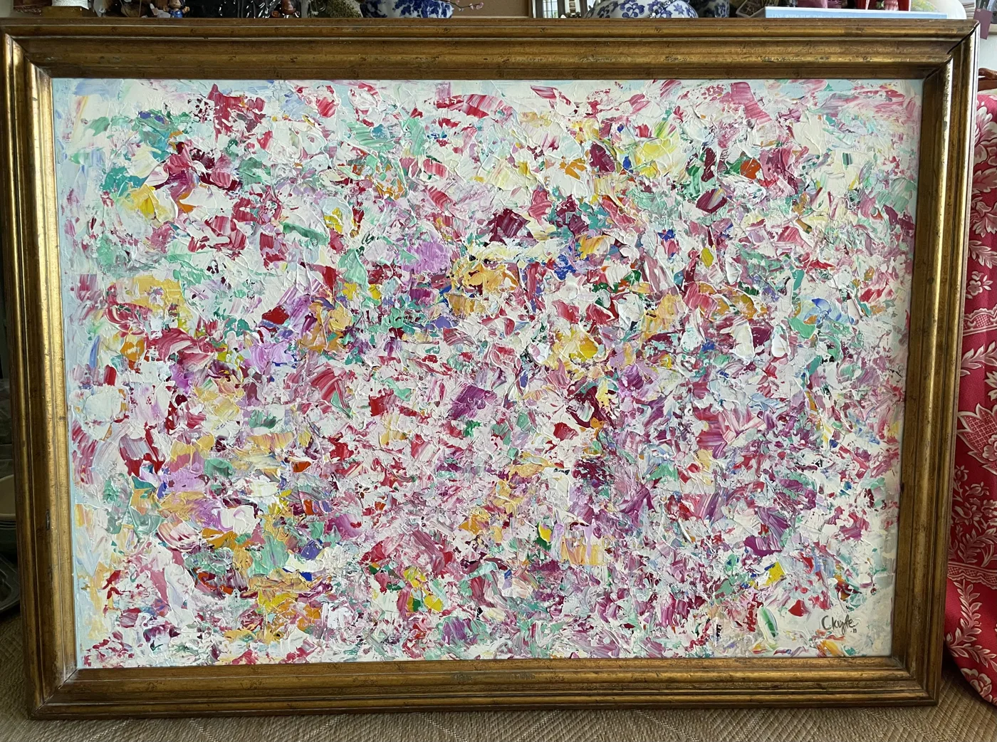 Birthday Party Threw Up — original artwork by Corie Kyle