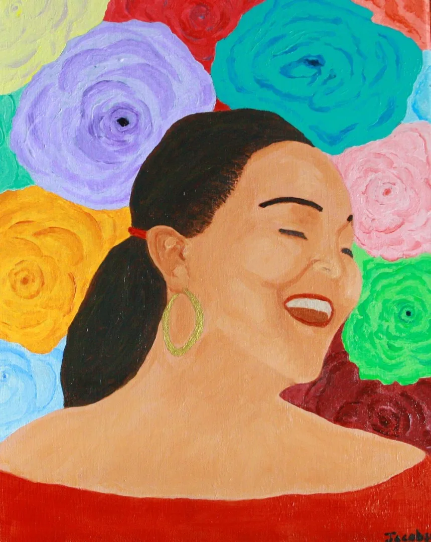 Fun at Fiesta — original artwork by Gladys Jacobson