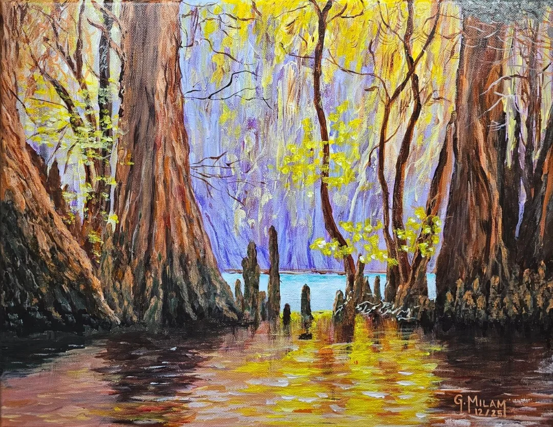 Cypress Grove — original artwork by Greg Milam