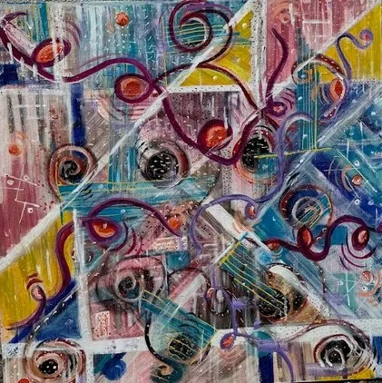 Drum Beat — original artwork by Ilna Colemere
