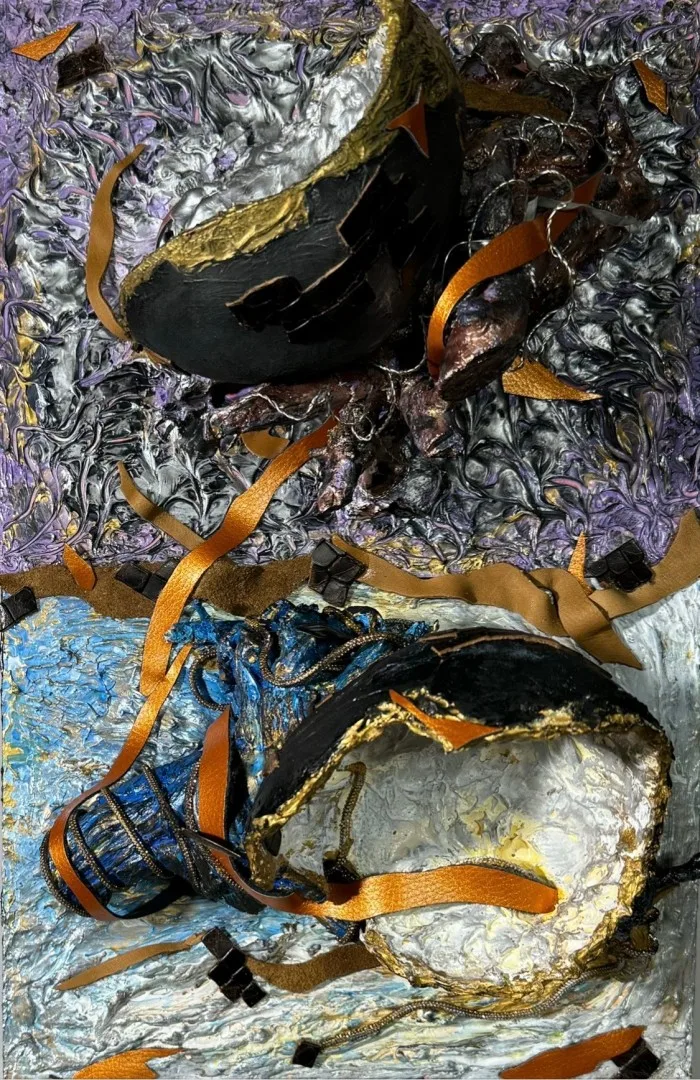 Fractured Equilibrium — original artwork by Ilna Colemere