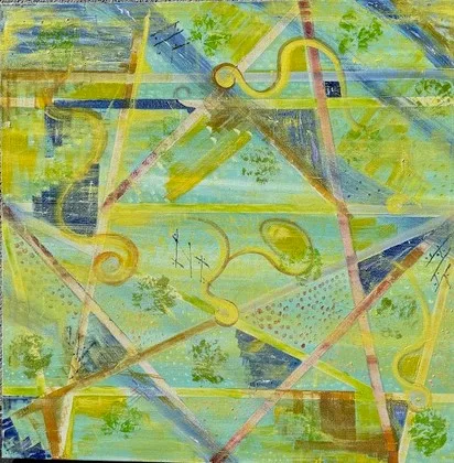 The Leafy View — original artwork by Ilna Colemere