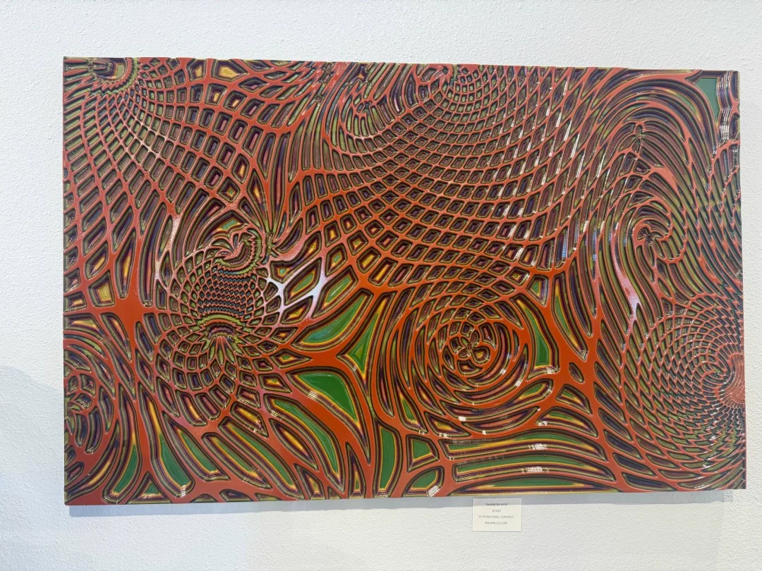 Spider Web — original artwork by Ron Mills