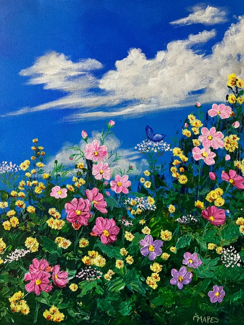 Bring on the Butterflies — original artwork by Susan Mapes