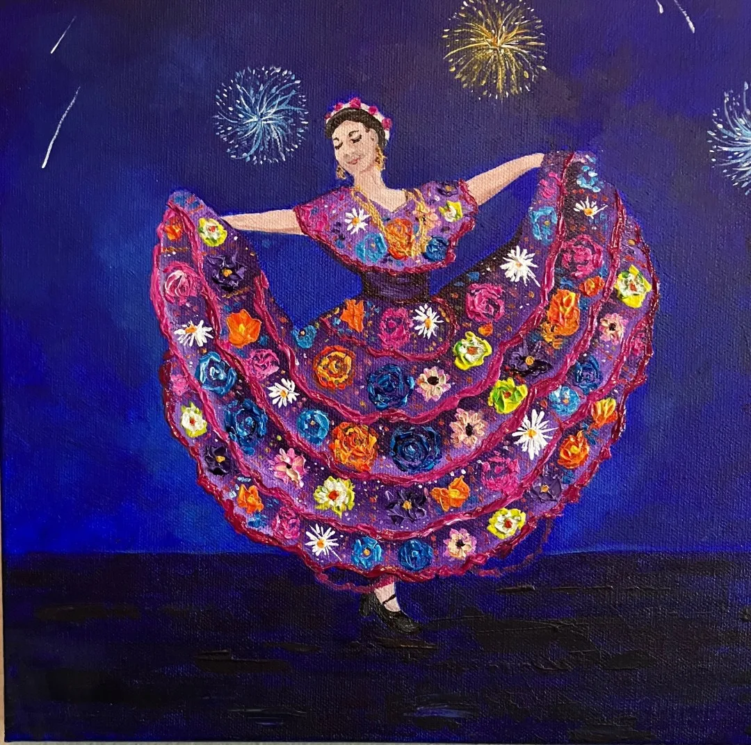 Joyful Dancer — original artwork by Susan Mapes